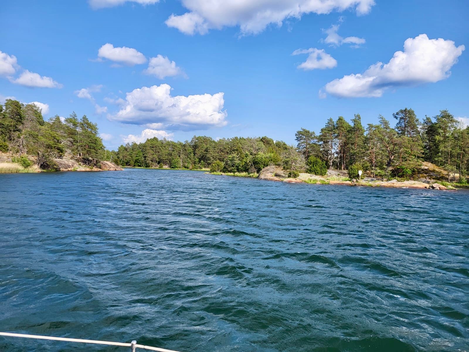 Carstens erster Segeltag